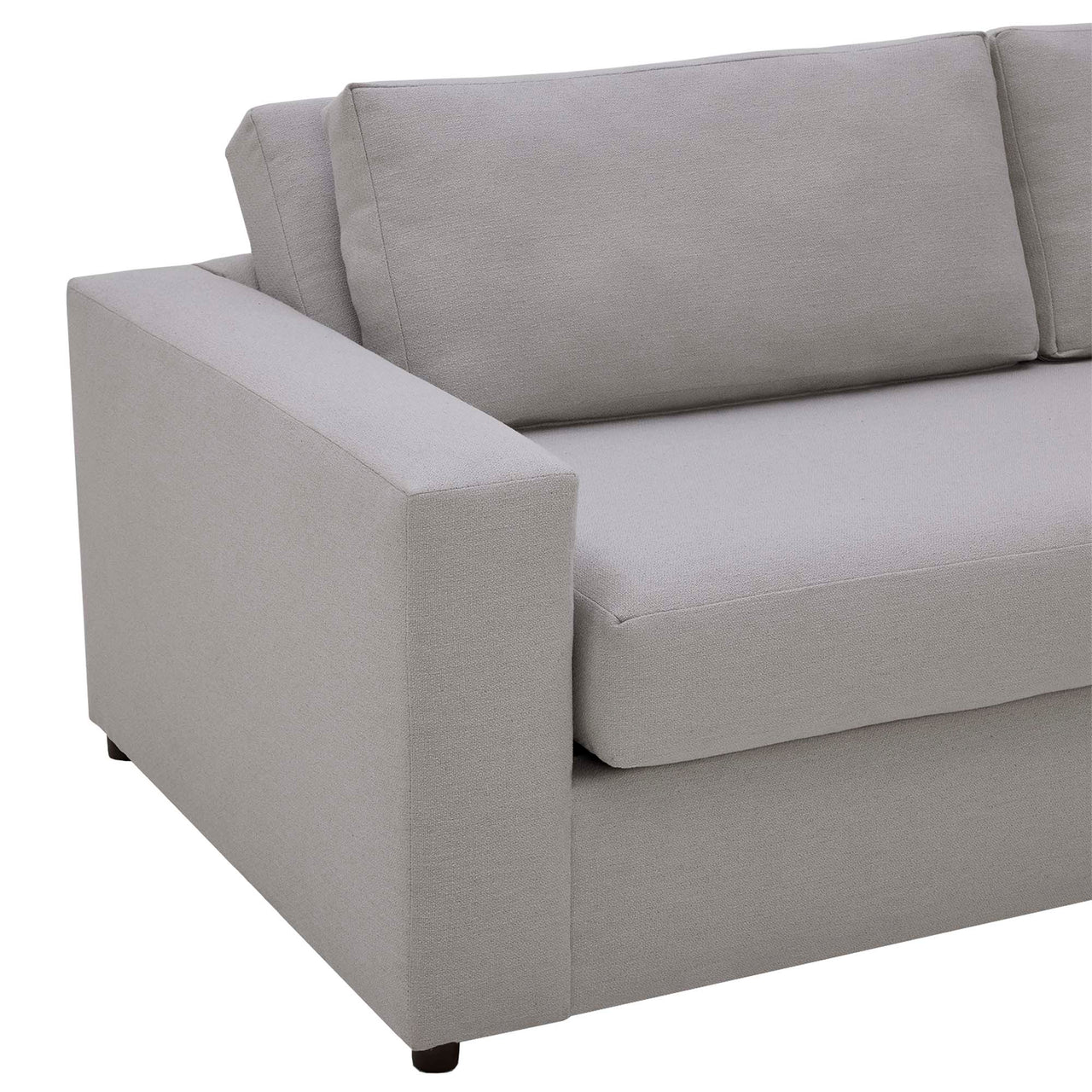 Renwick Fabric Sofa, Light Gray