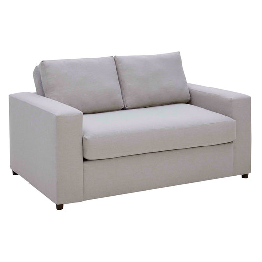 Renwick Fabric Loveseat, Light Gray