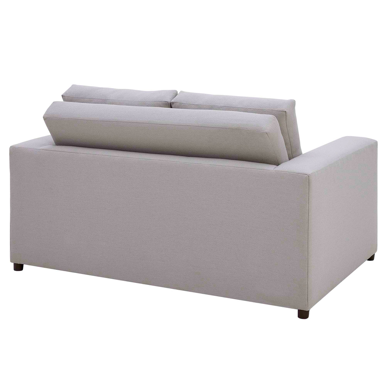 Renwick Fabric Loveseat, Light Gray