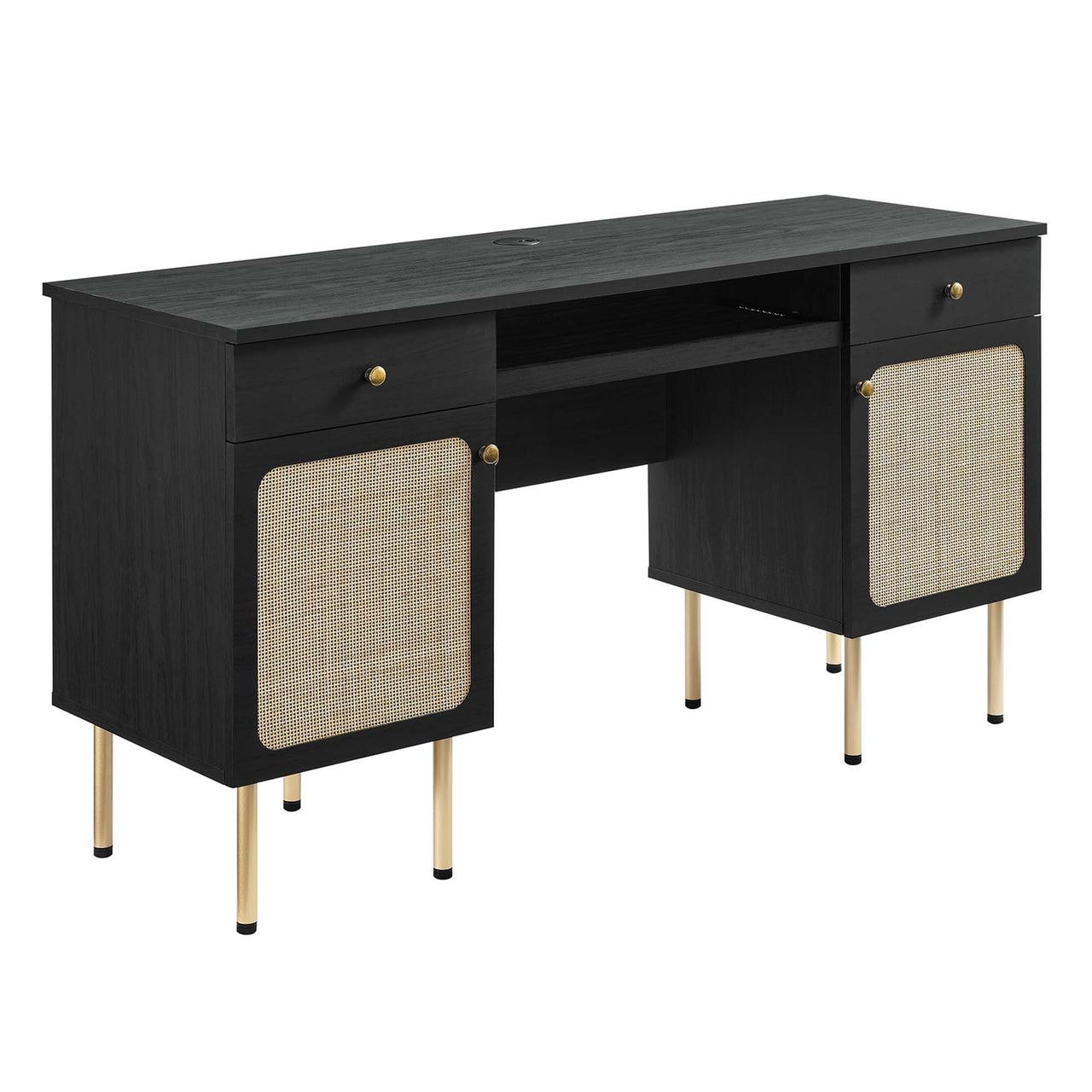 Calden Office Desk, Black