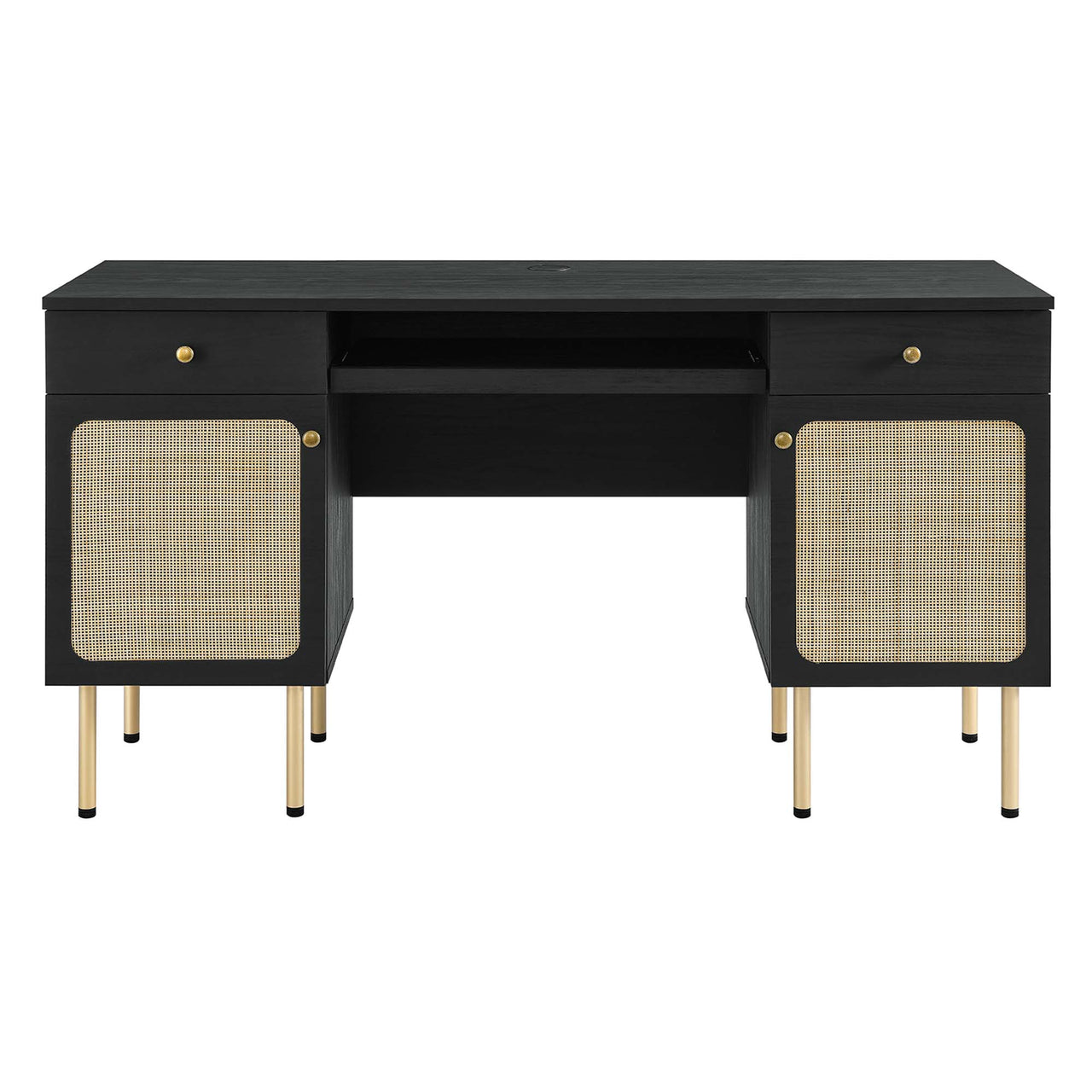 Calden Office Desk, Black