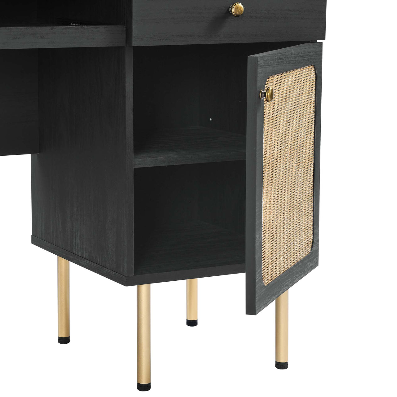 Calden Office Desk, Black