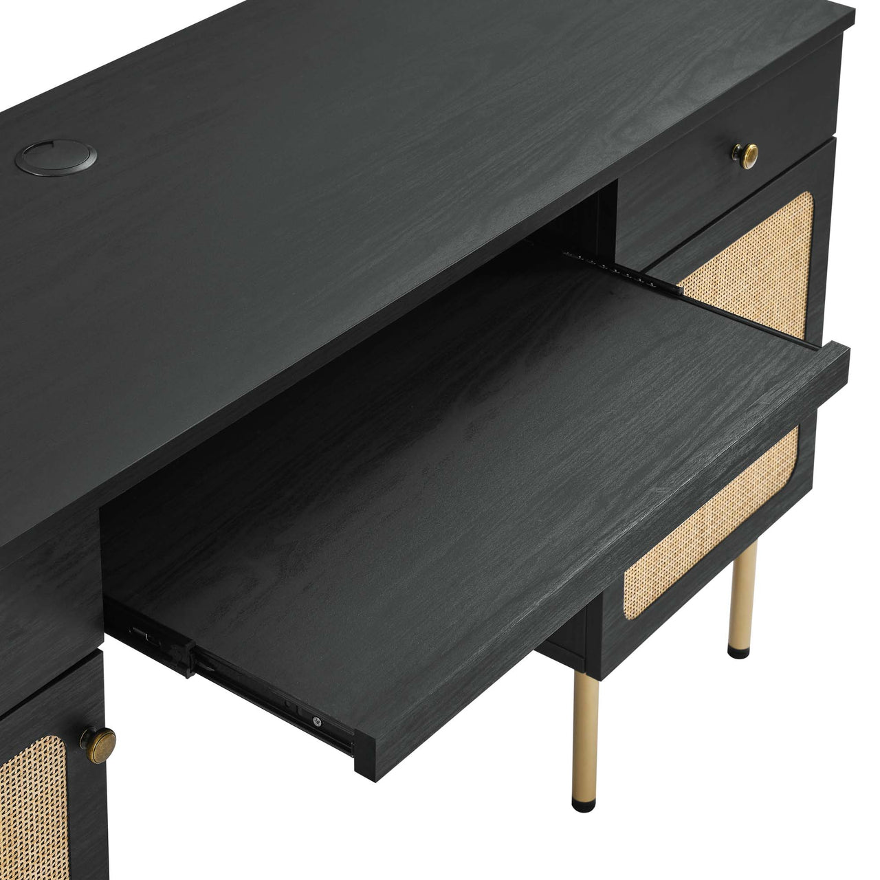 Calden Office Desk, Black