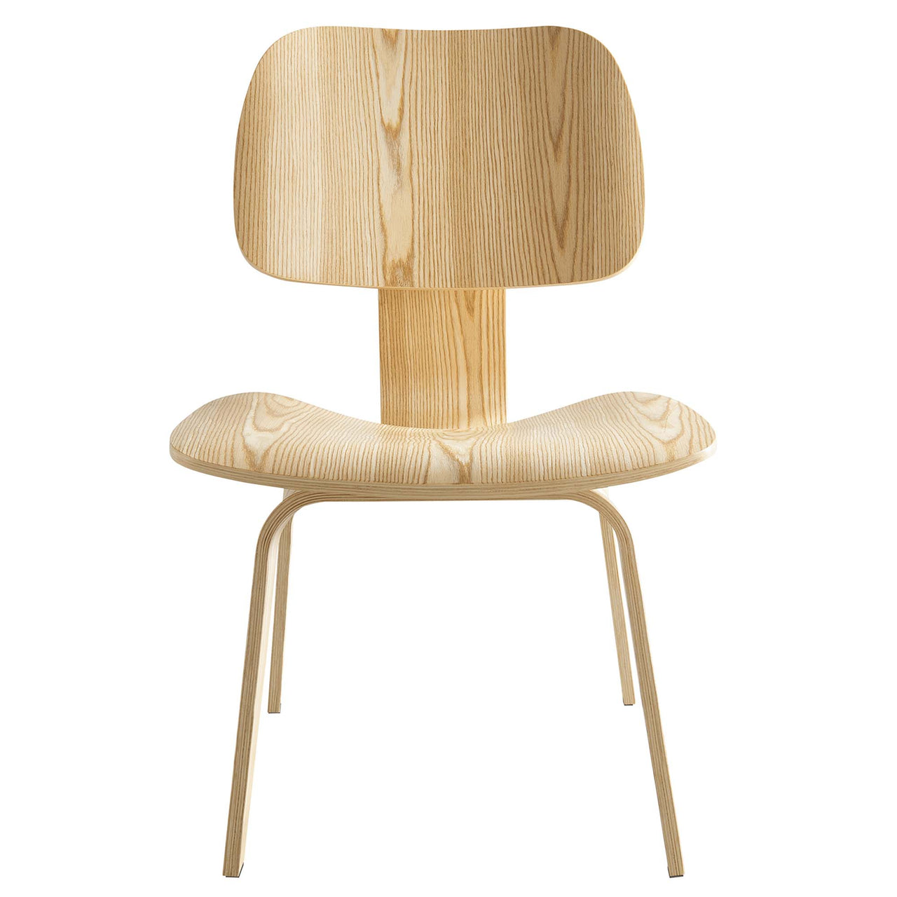Mushroom Dining Chair, Natural Wood