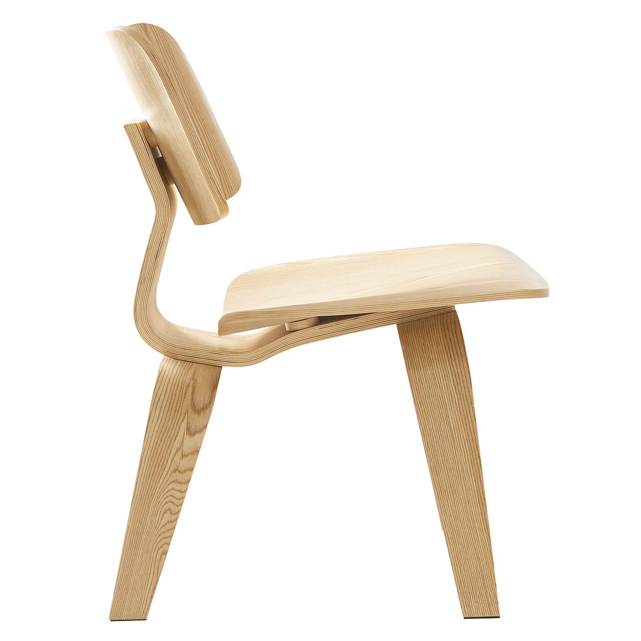 Mushroom Dining Chair, Natural Wood