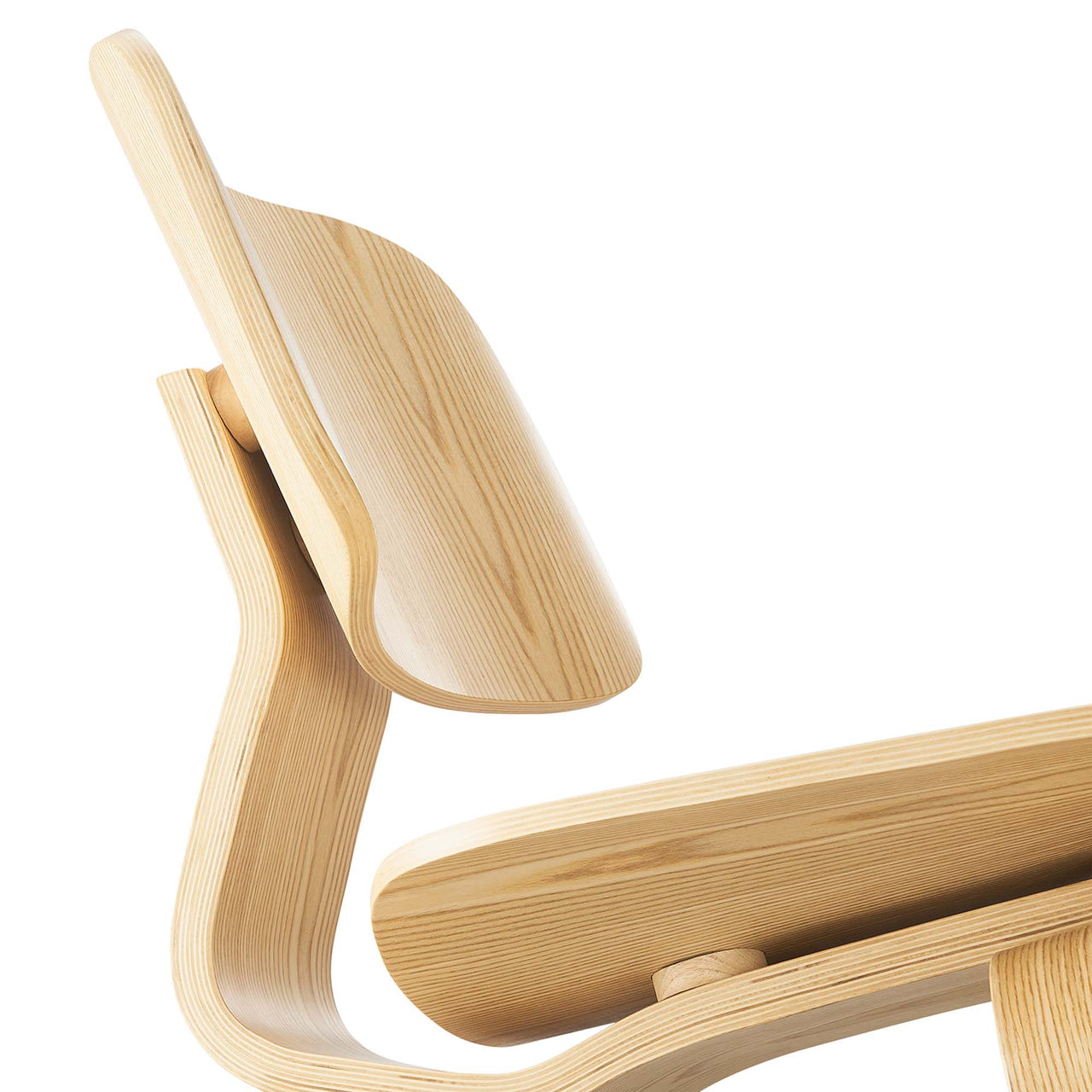 Mushroom Dining Chair, Natural Wood