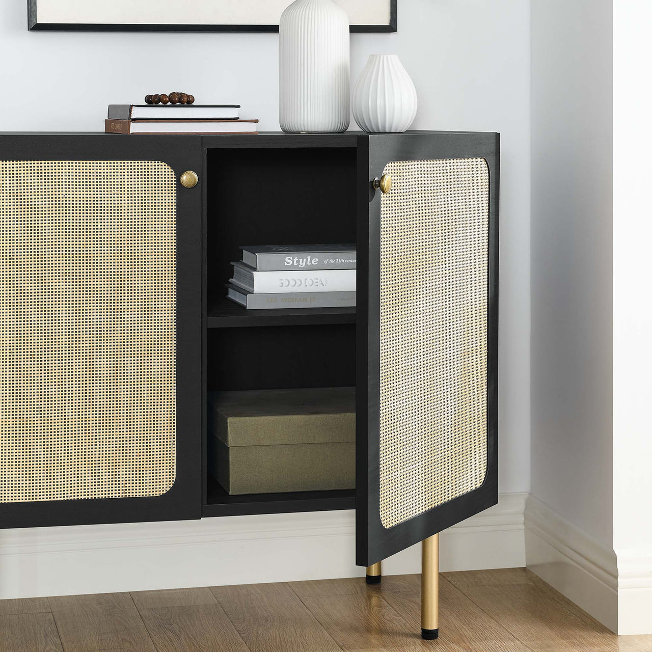 Calden Accent Cabinet, Black