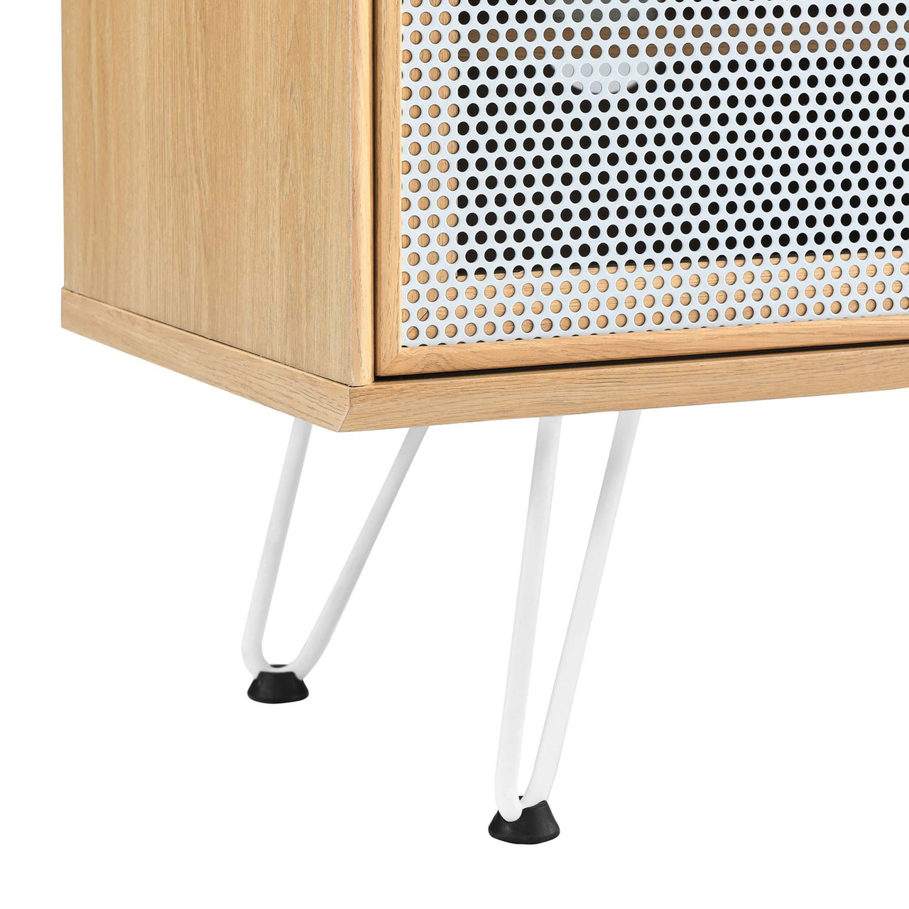 Beehive TV Stand, Small, Oak