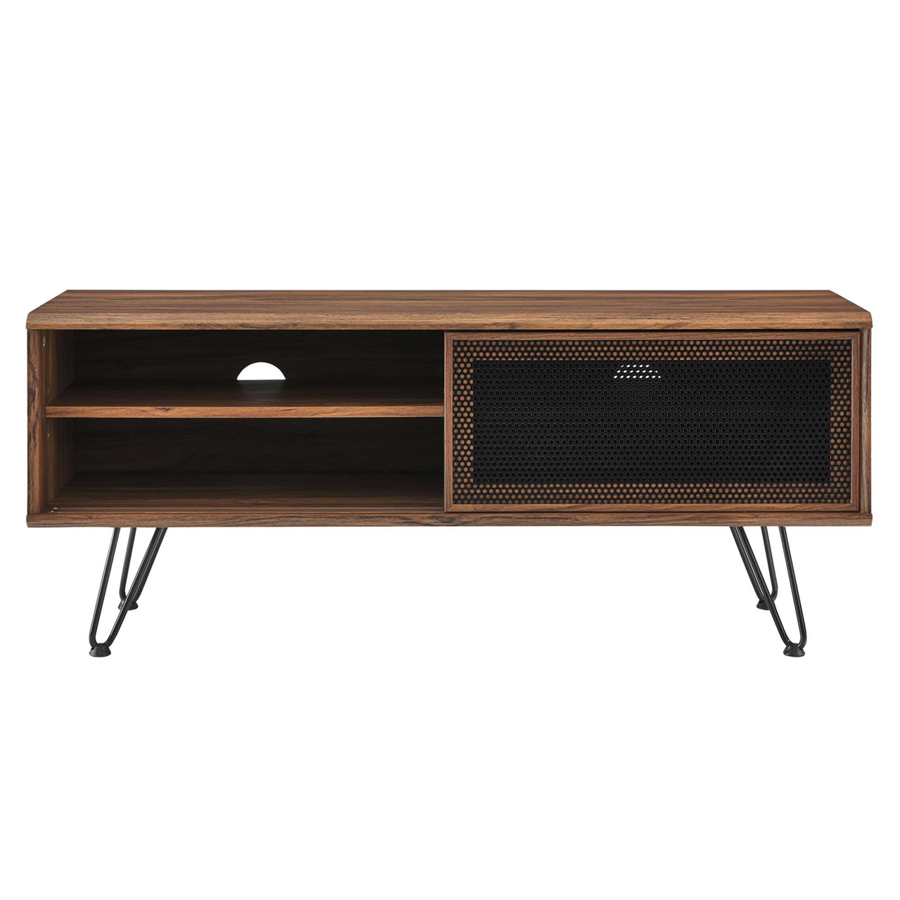 Beehive TV Stand, Small, Walnut