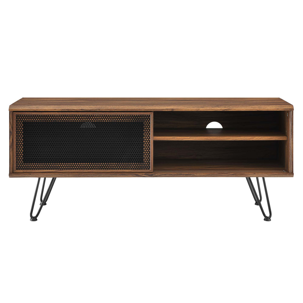Beehive TV Stand, Small, Walnut