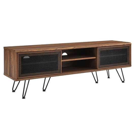 Beehive TV Stand, Large, Walnut