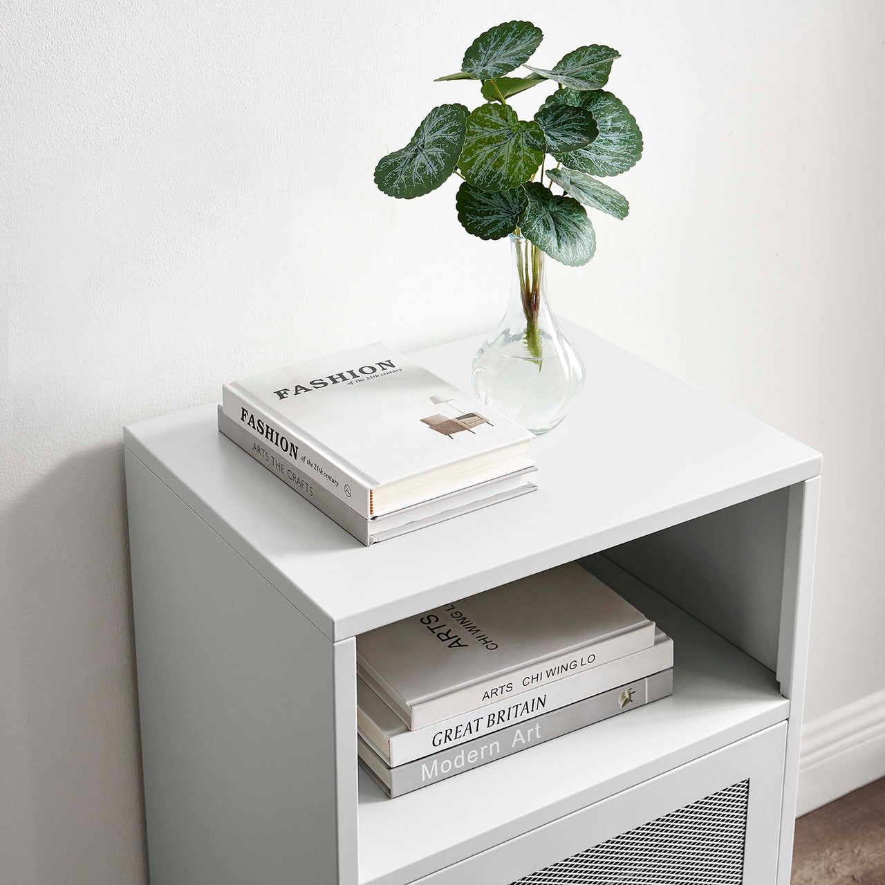 Merrick Side Table, Light Gray