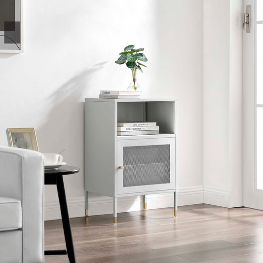 Merrick Side Table, Light Gray
