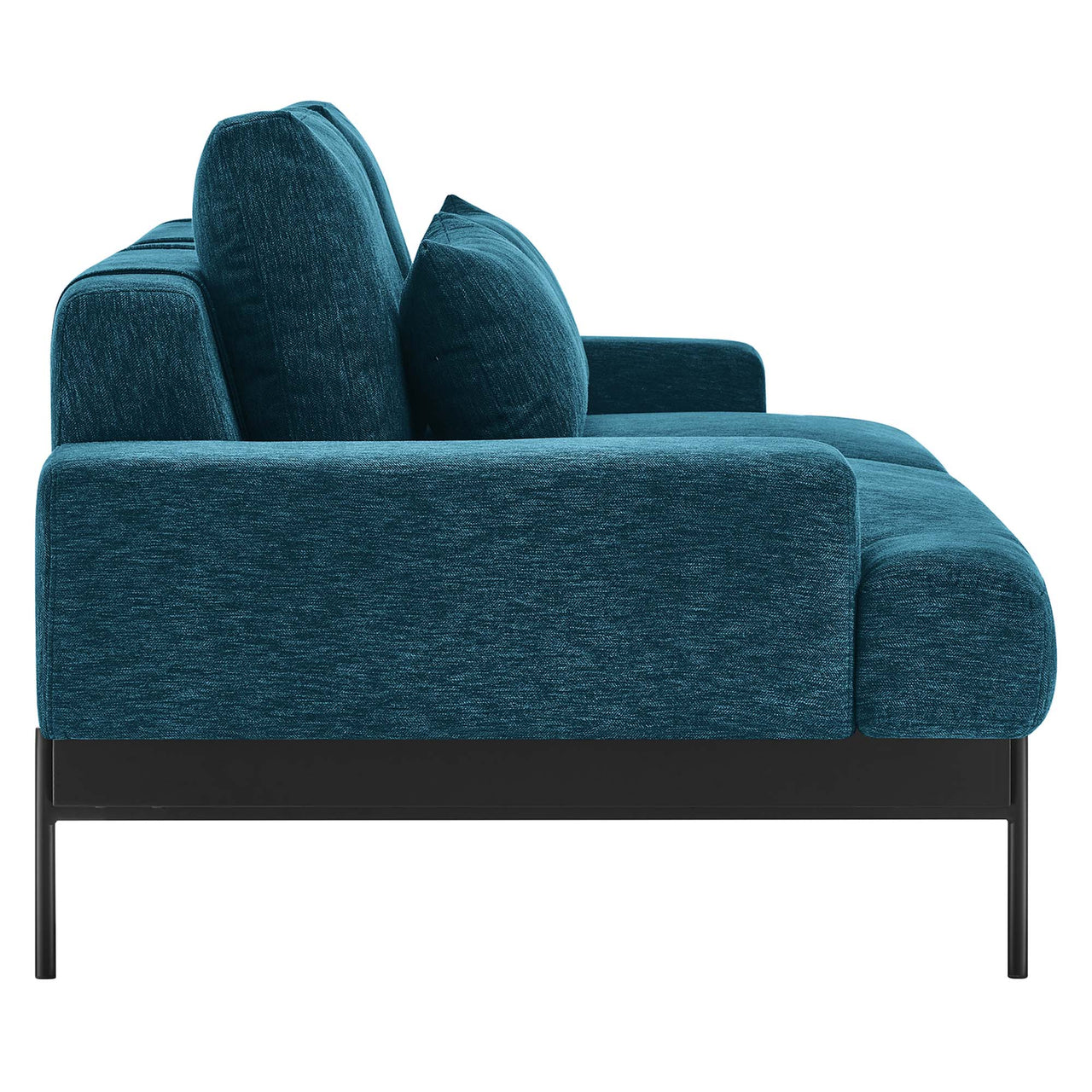 Echelon Luxe Fabric Sofa, Azure
