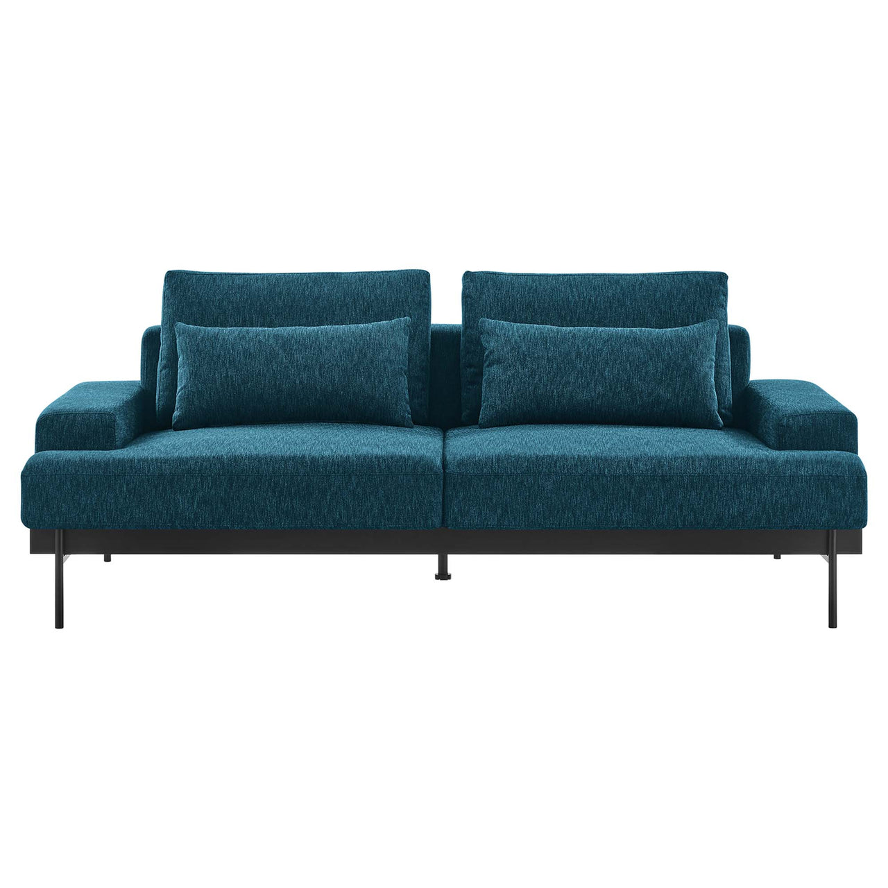 Echelon Luxe Fabric Sofa, Azure