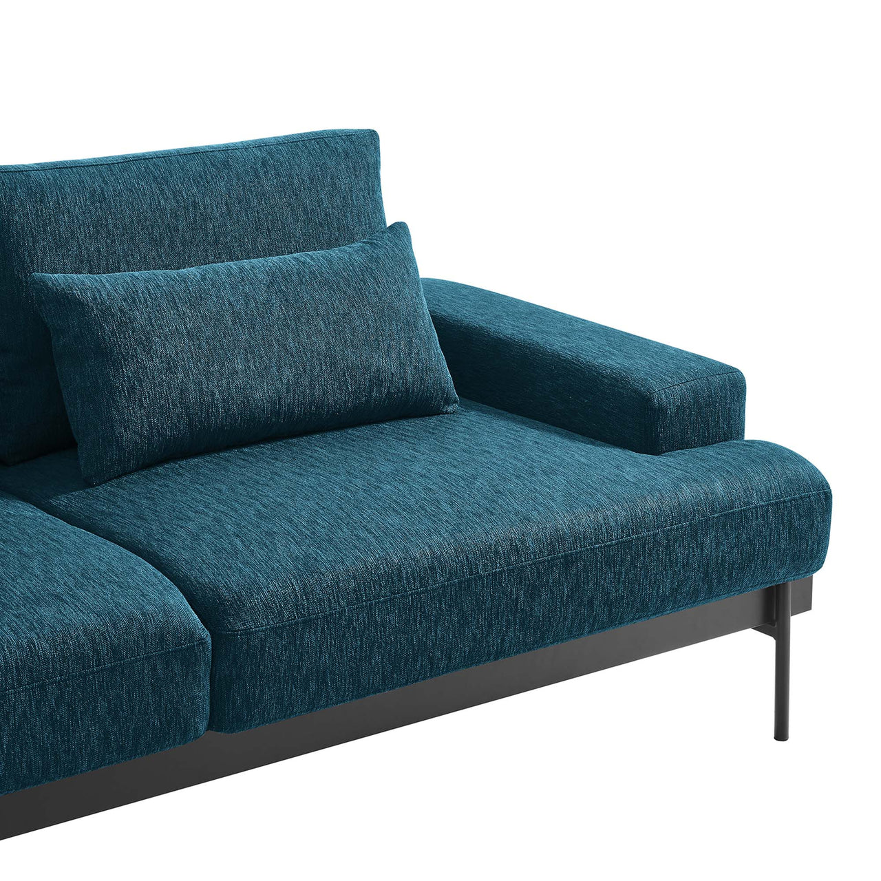 Echelon Luxe Fabric Sofa, Azure
