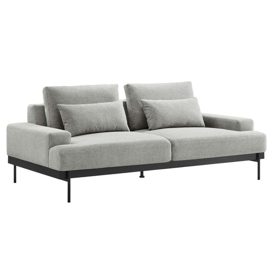 Echelon Luxe Fabric Sofa, Light Gray