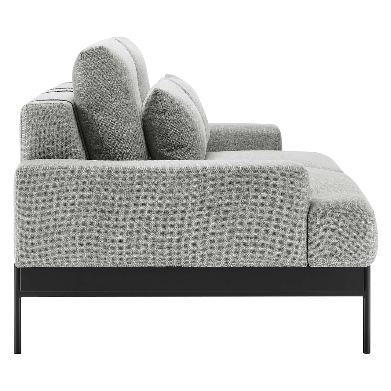 Echelon Luxe Fabric Sofa, Light Gray