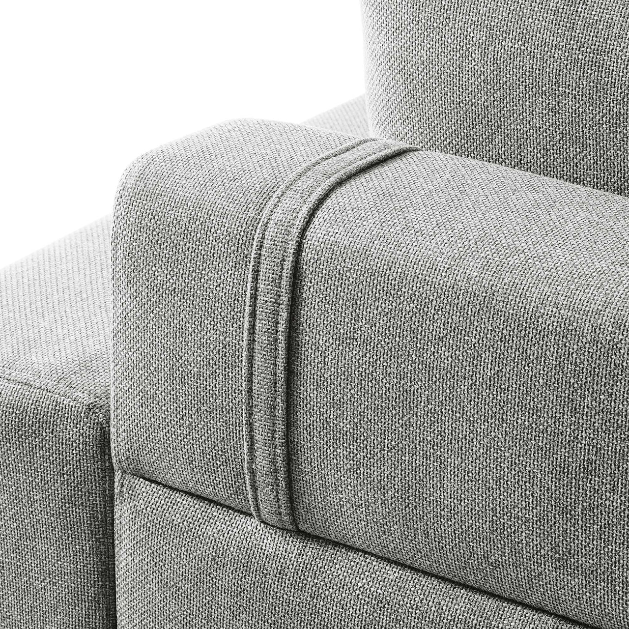 Echelon Luxe Fabric Sofa, Light Gray