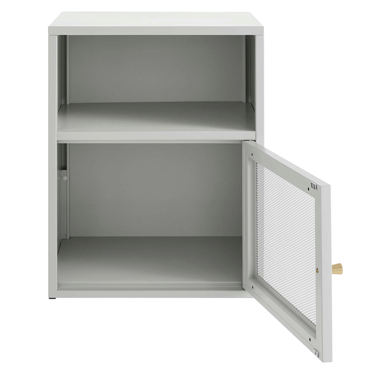 Merrick Floating Nightstand, Light Gray