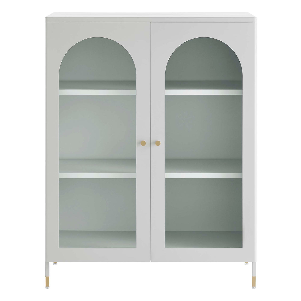 Monave Display Cabinet, Light Gray