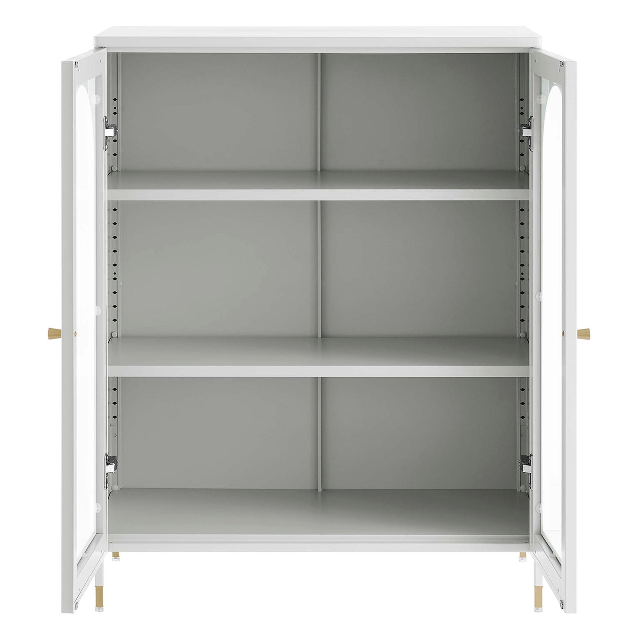 Monave Display Cabinet, Light Gray