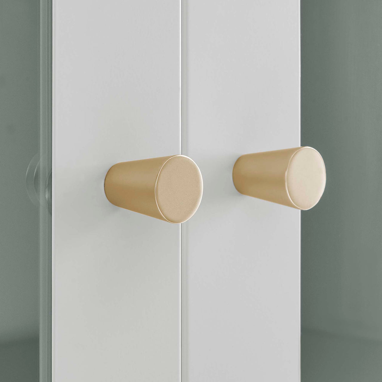 Monave Display Cabinet, Light Gray