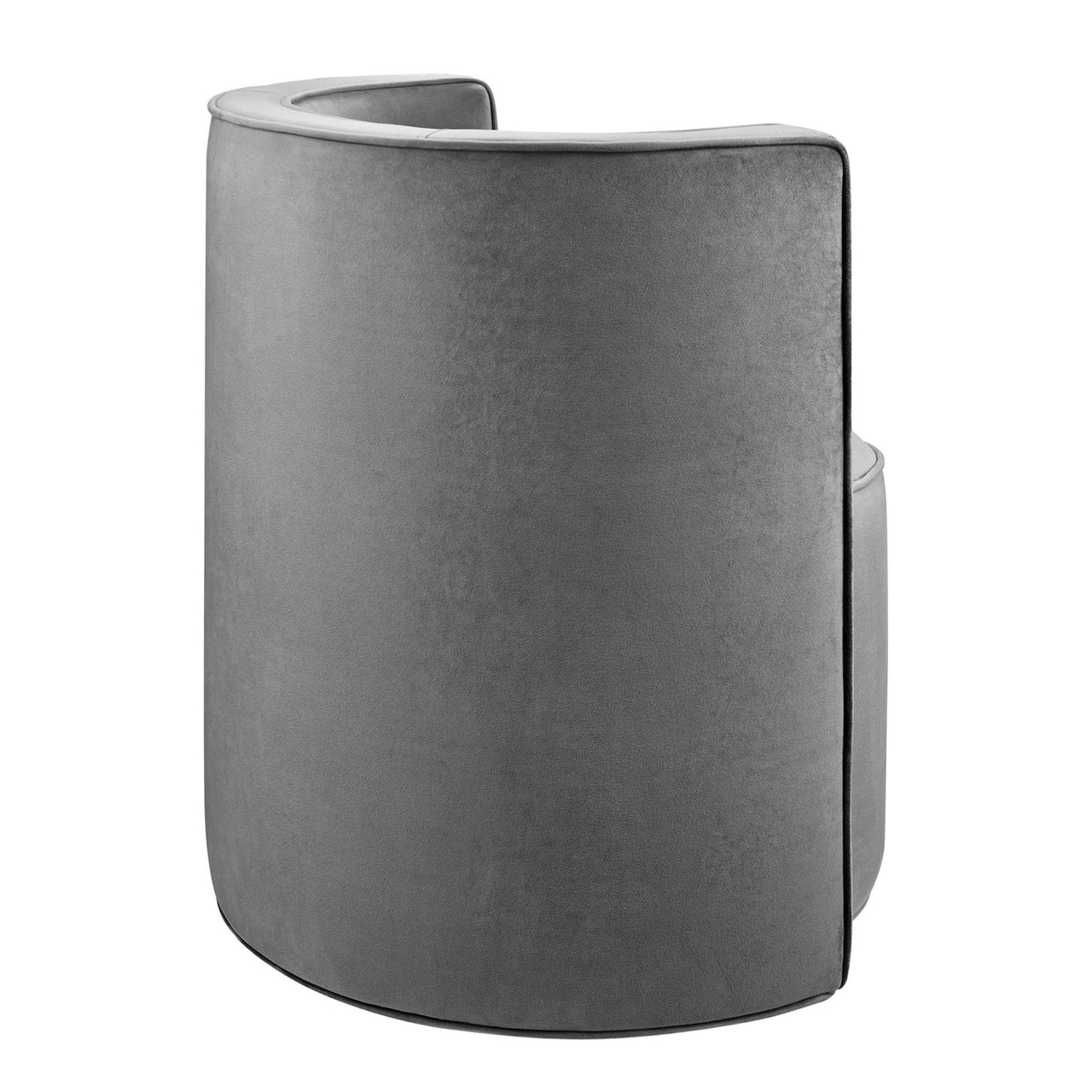 Darsa Swivel Lounge Chair, Gray