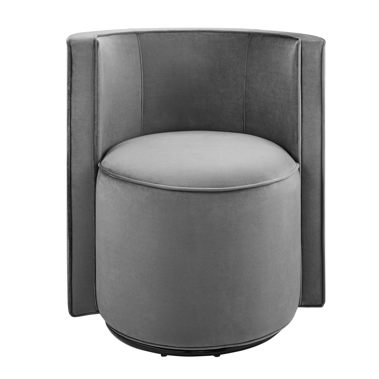 Darsa Swivel Lounge Chair, Gray