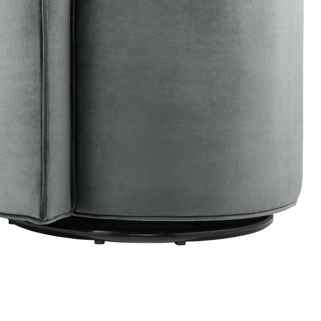 Darsa Swivel Lounge Chair, Gray