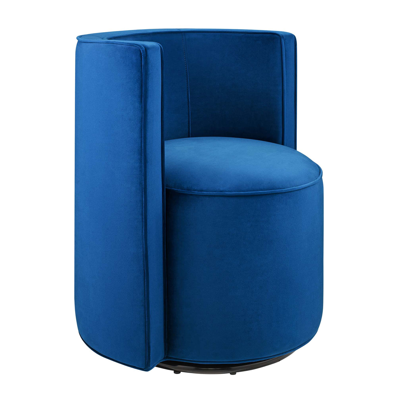Darsa Swivel Lounge Chair, Navy