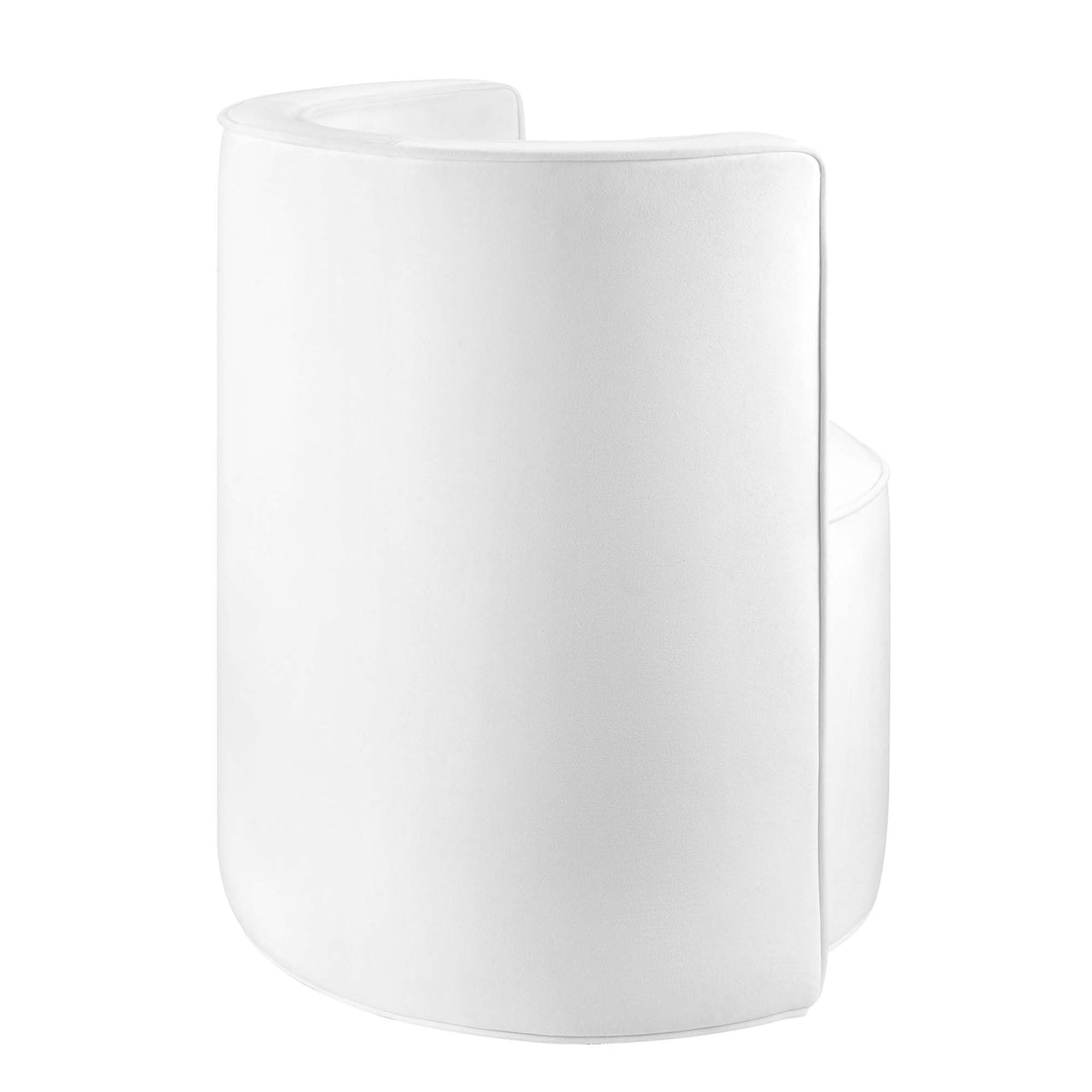 Darsa Swivel Lounge Chair, White