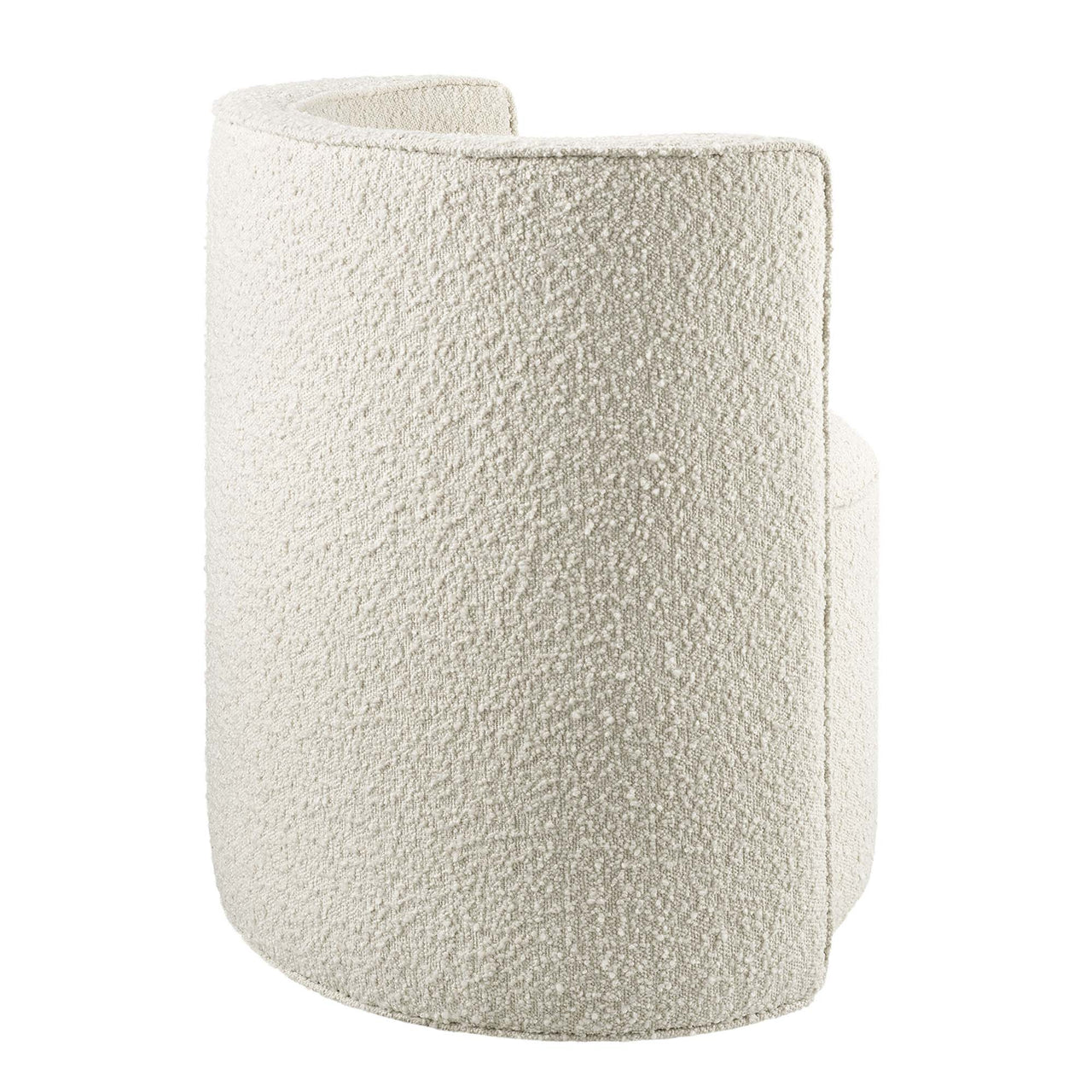 Darsa Swivel Lounge Chair, Ivory