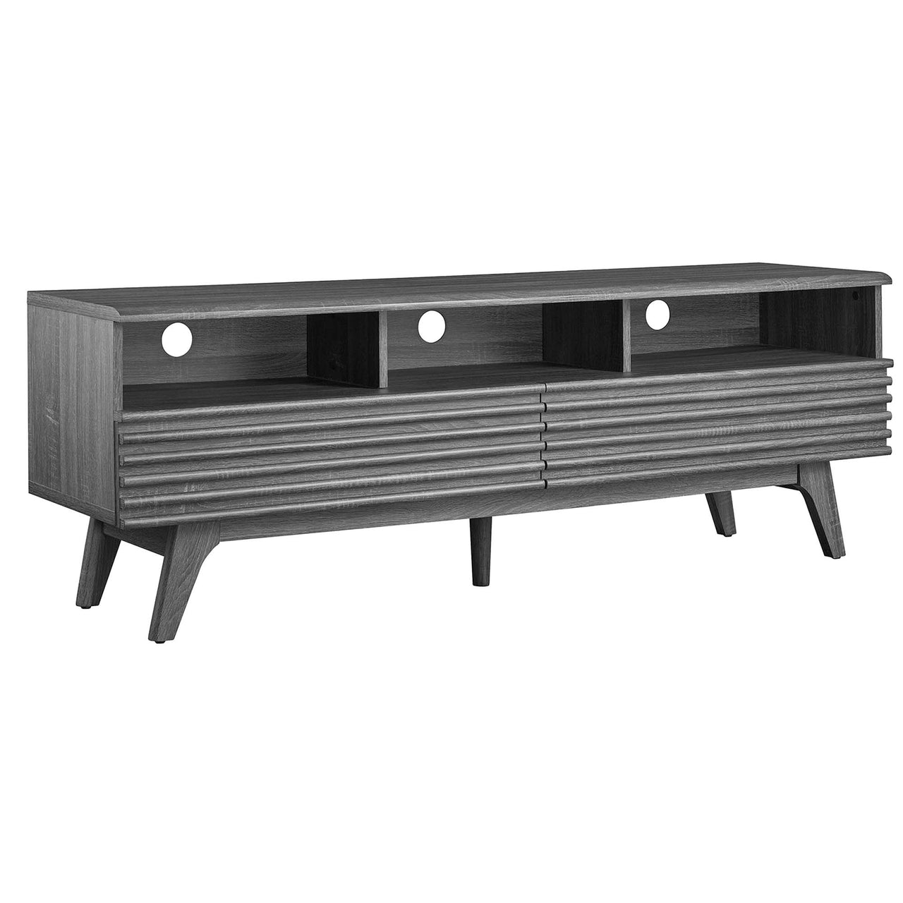 Ventra Tall TV Stand, Medium, Charcoal