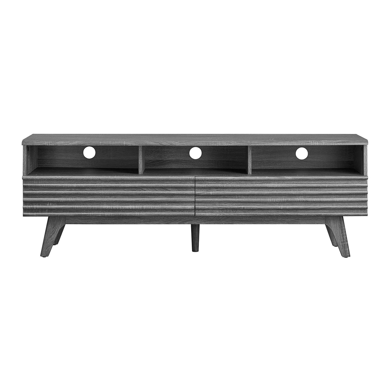 Ventra Tall TV Stand, Medium, Charcoal
