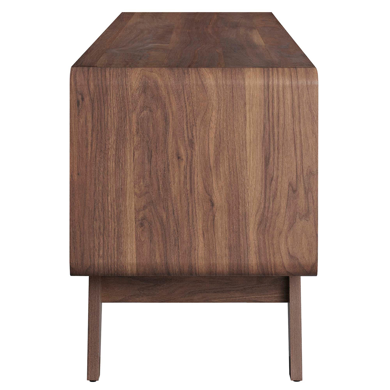 Erisen TV Stand, Medium, Walnut & White