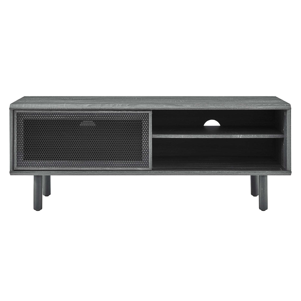 Cortina TV Stand, Small, Charcoal