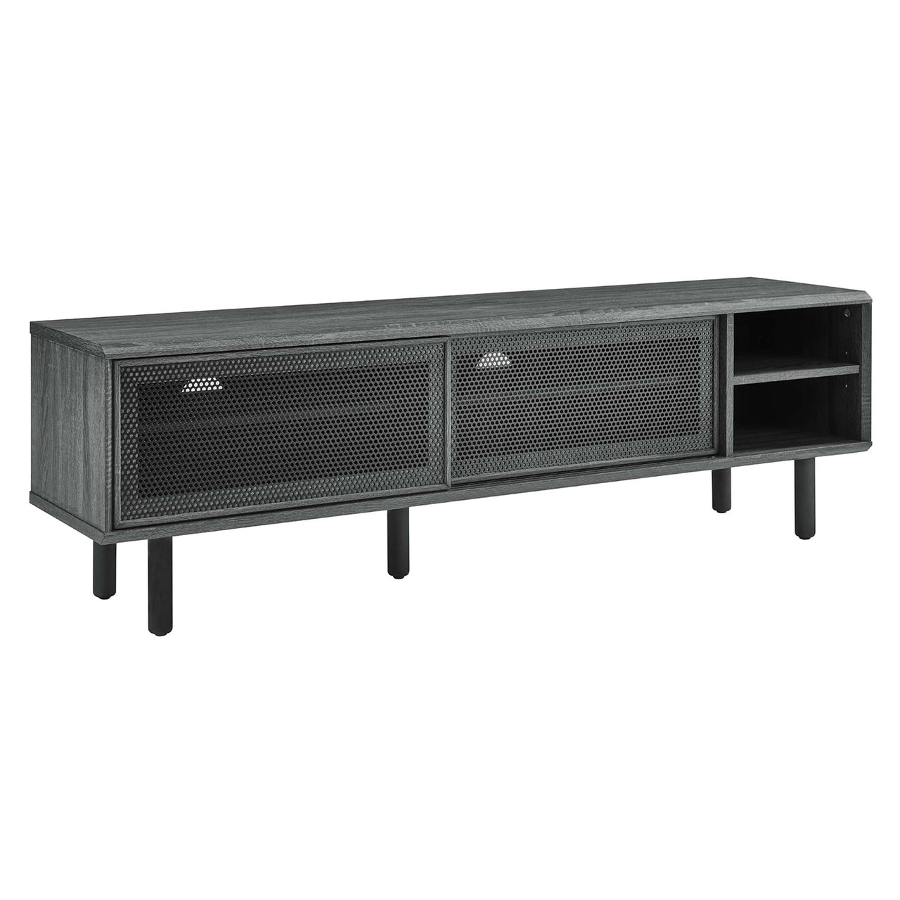 Cortina TV Stand, Medium, Charcoal