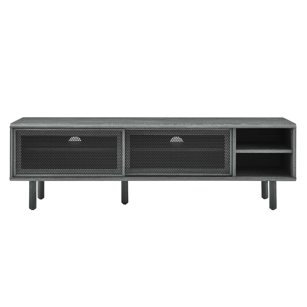 Cortina TV Stand, Medium, Charcoal
