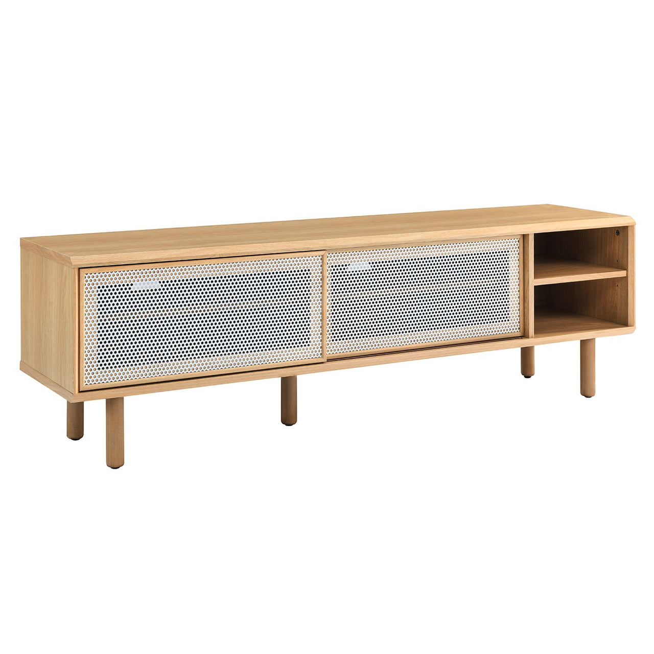 Cortina TV Stand, Medium, Oak