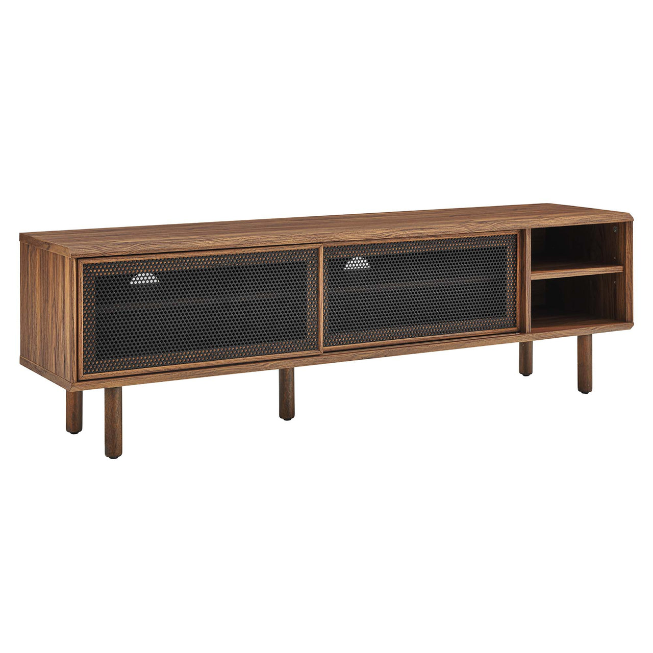 Cortina TV Stand, Medium, Walnut