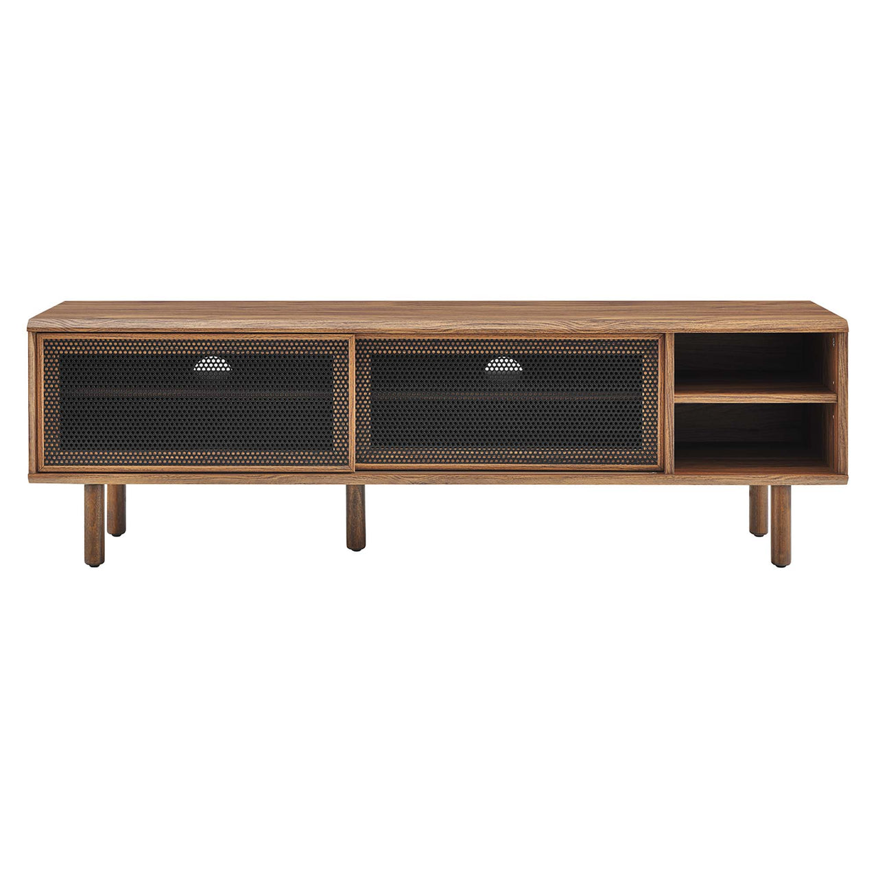 Cortina TV Stand, Medium, Walnut