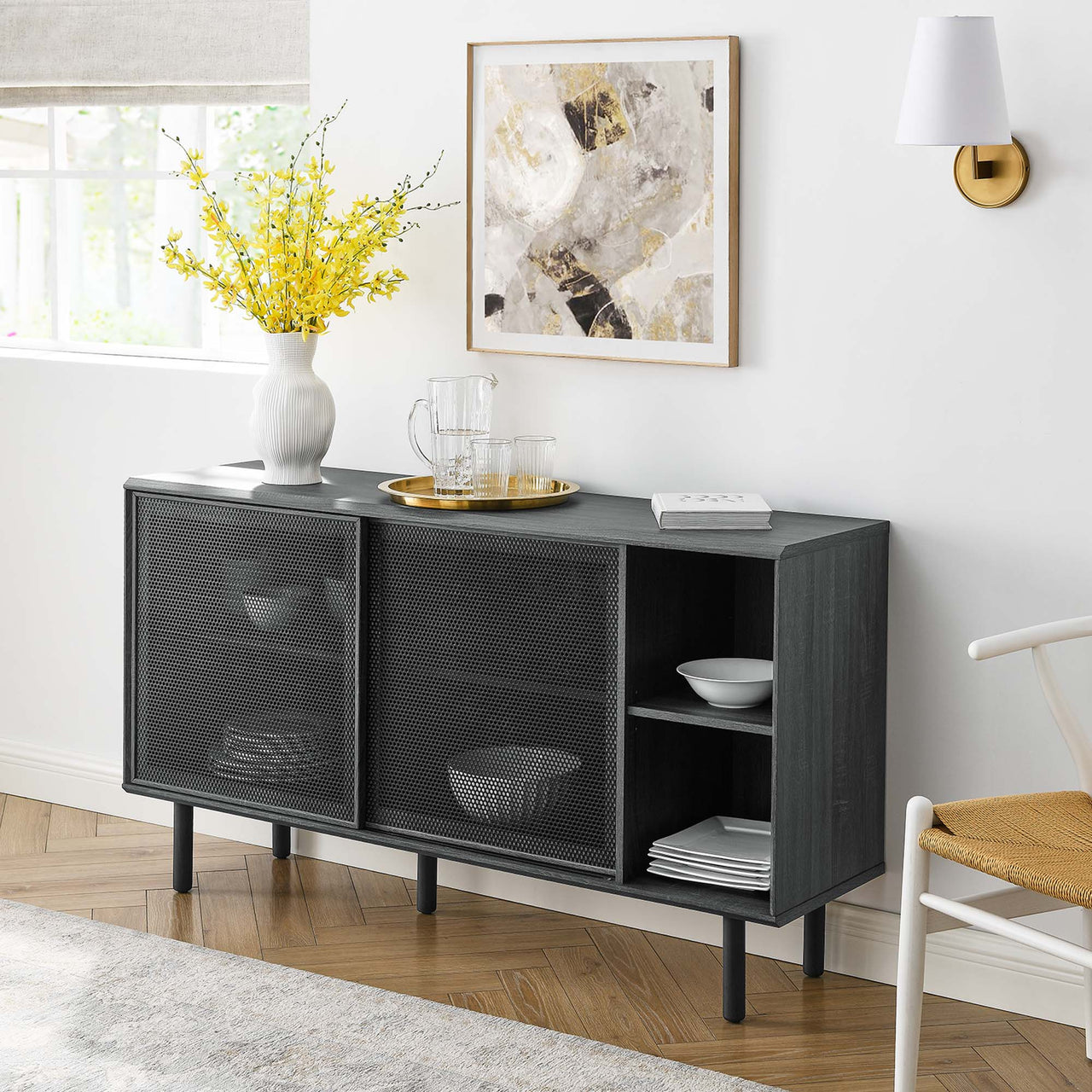 Cortina Sideboard, Charcoal