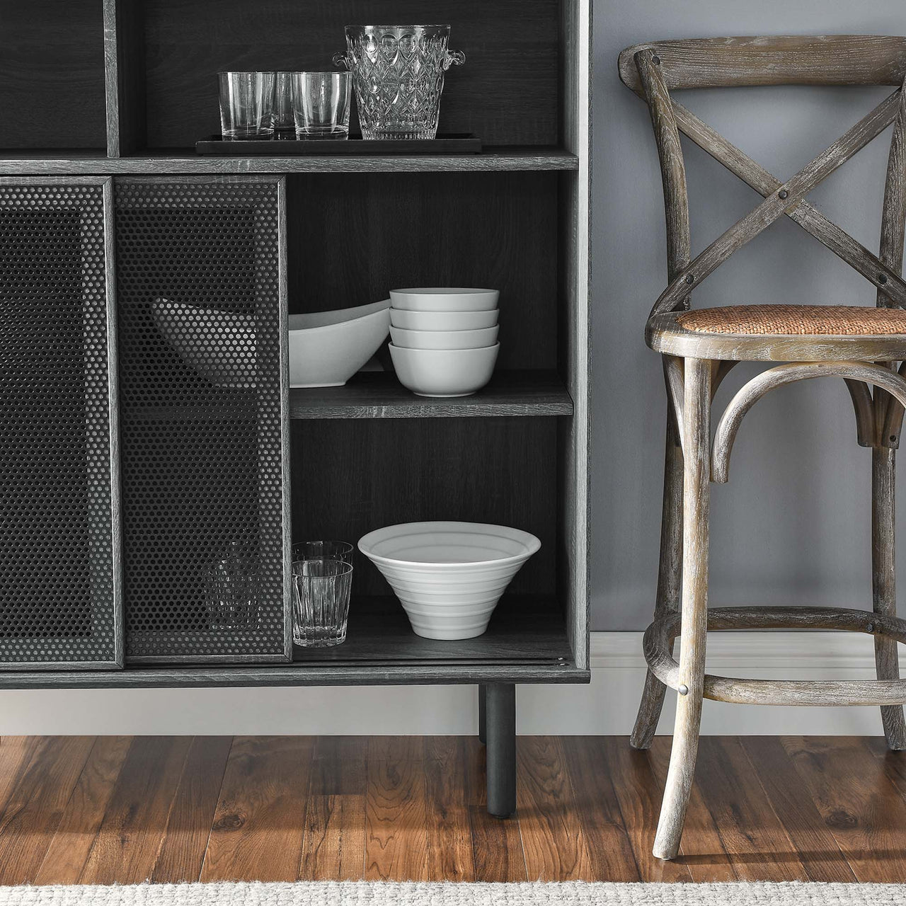Cortina Cabinet, Charcoal