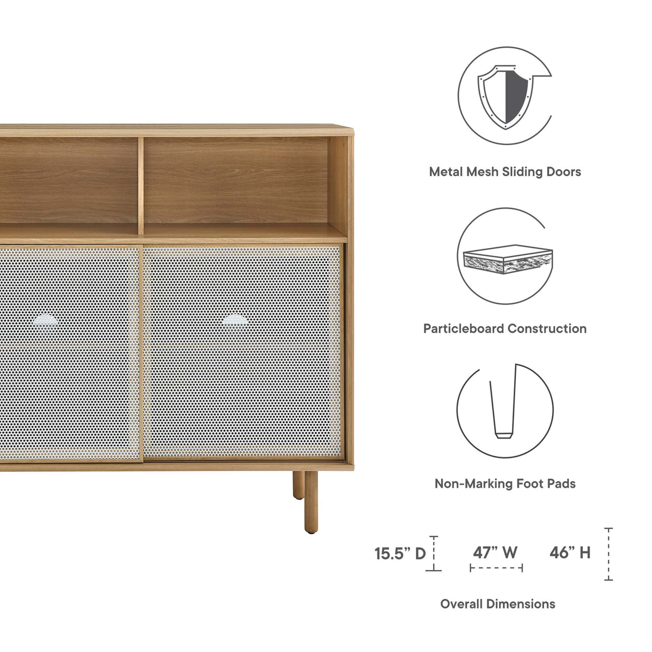 Cortina Cabinet, Oak