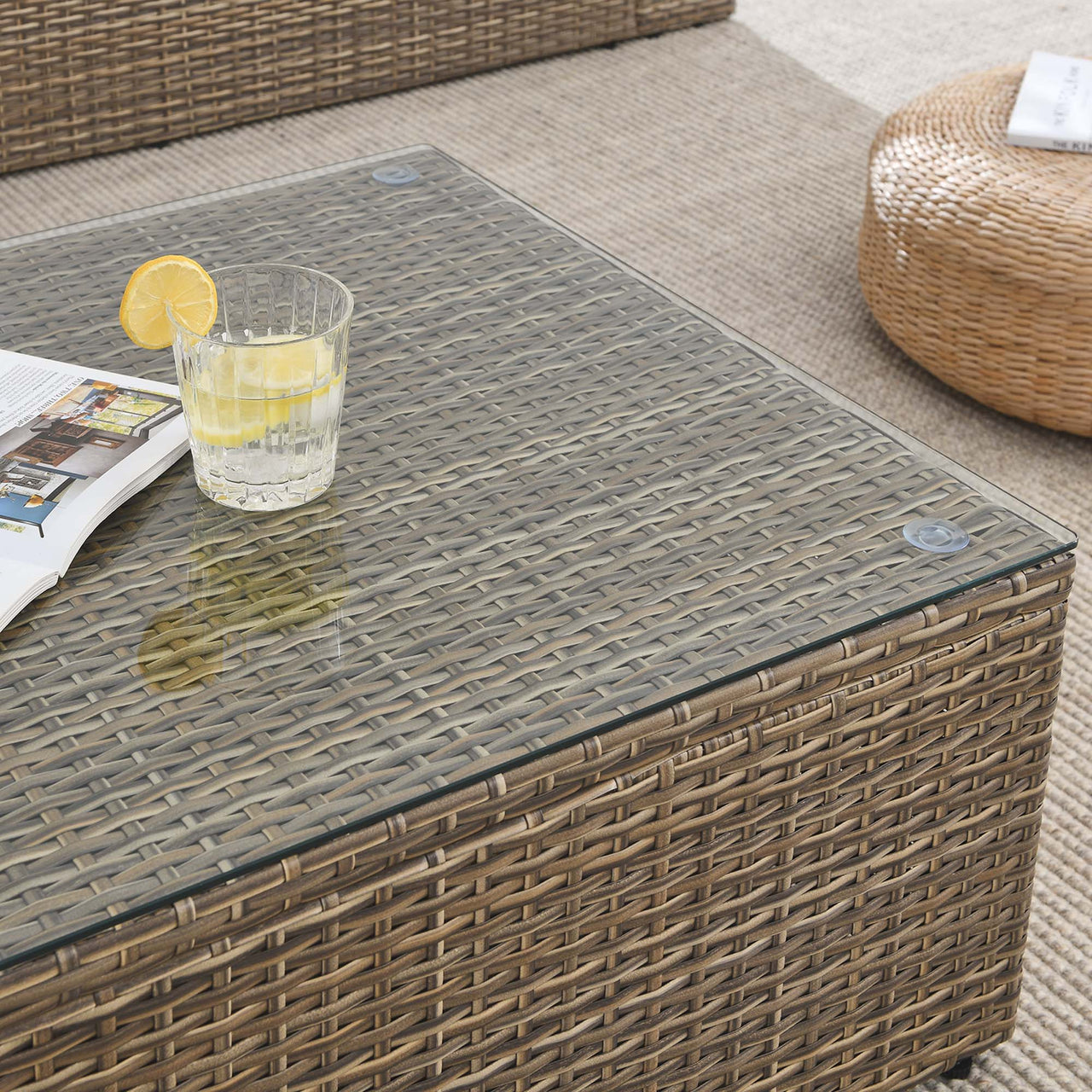Conversation Alfresco Coffee Table, Cappuccino