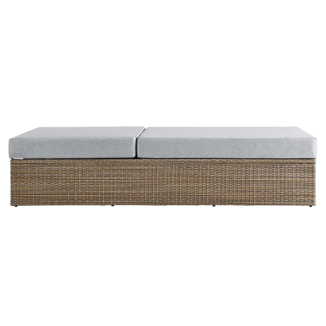 Conversation Alfresco Chaise Lounge Chair, Cappuccino & Gray
