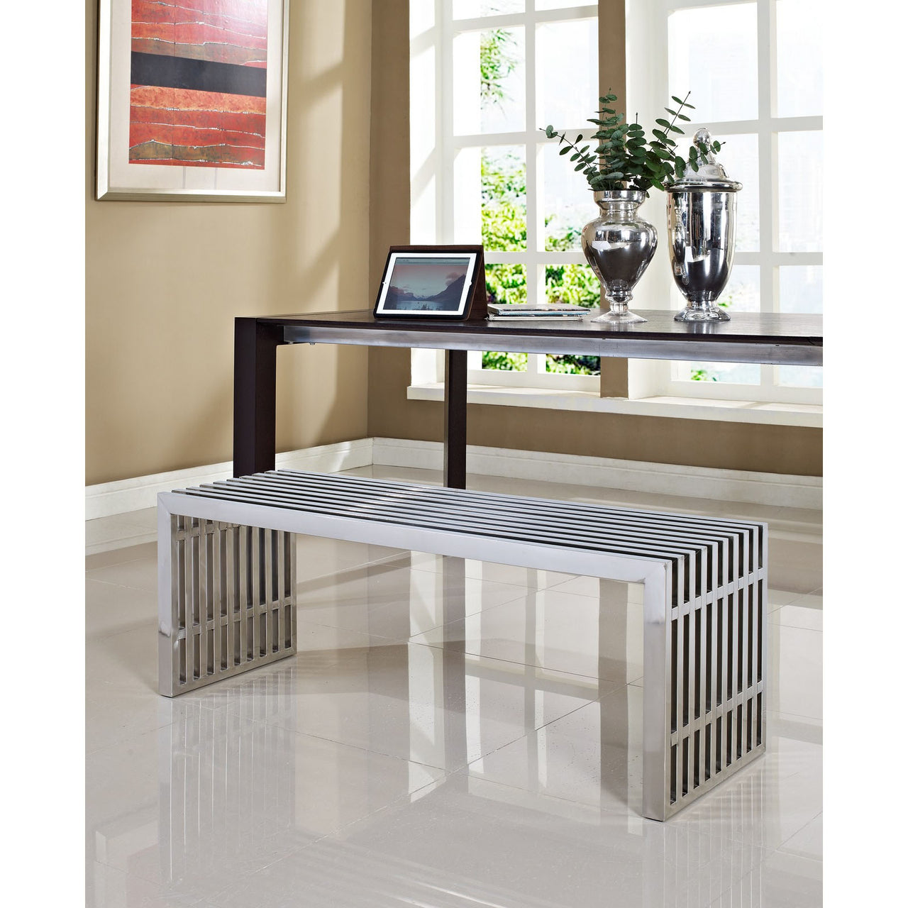 Orryx Bench, Medium, Silver