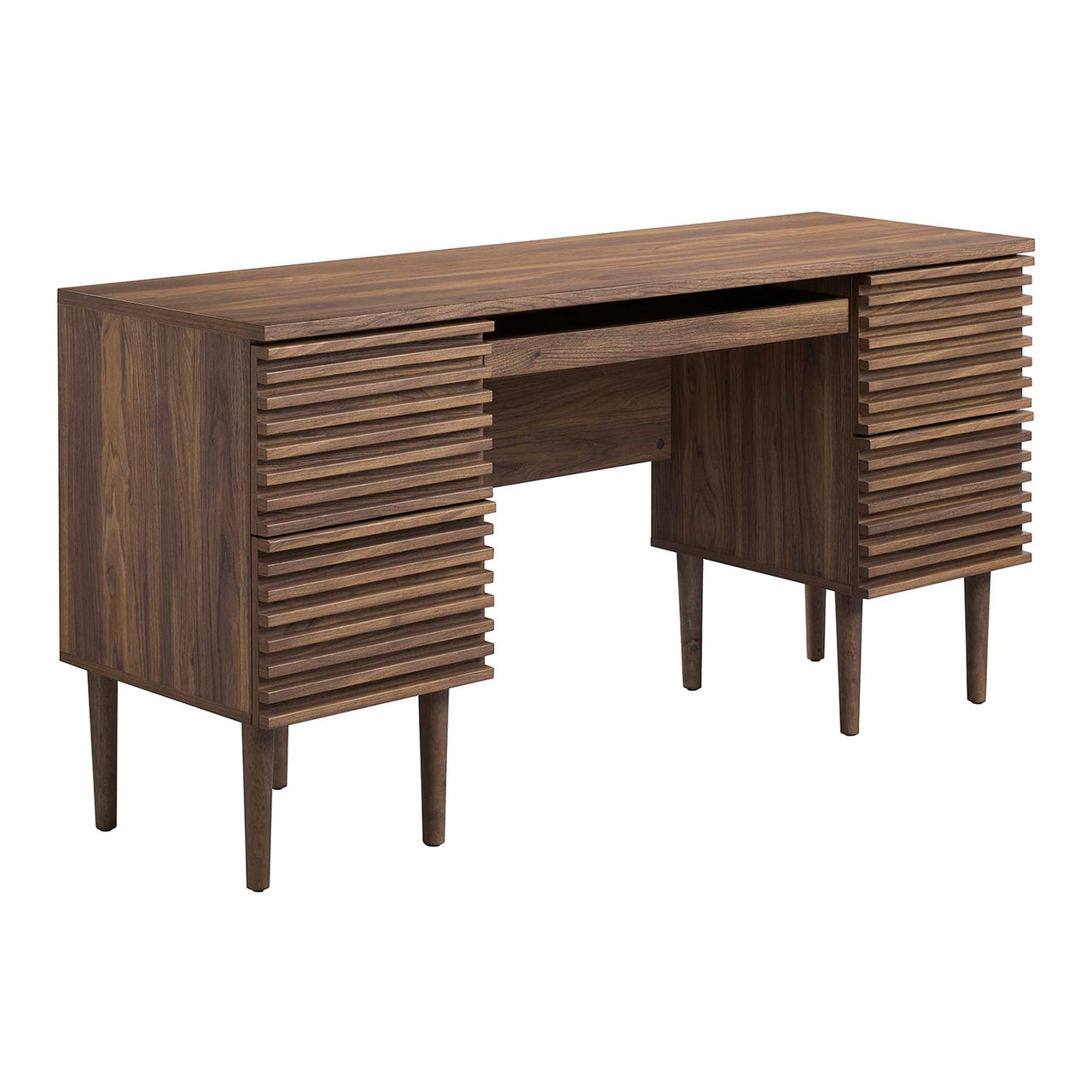 Ventra Office Desk, Walnut
