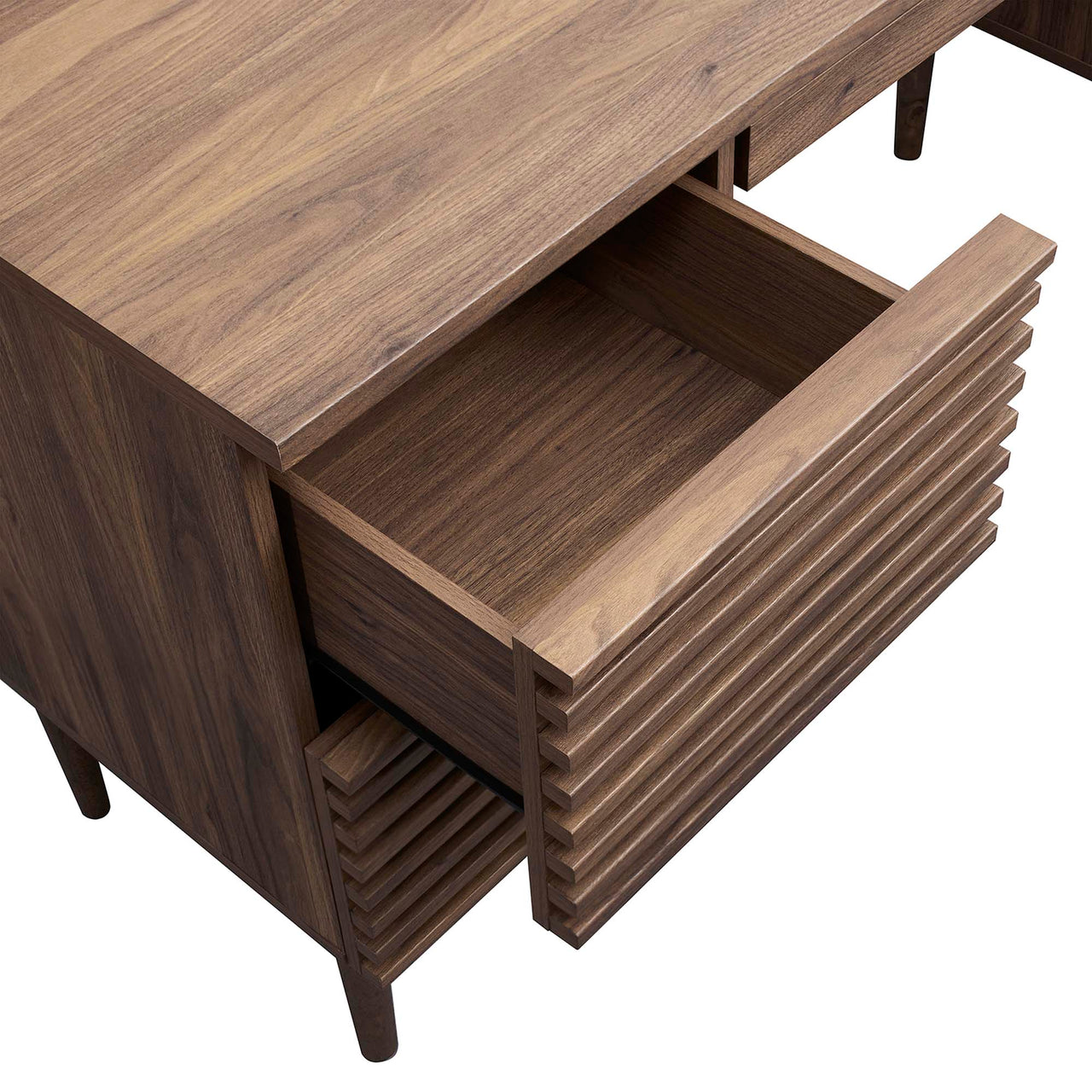 Ventra Office Desk, Walnut